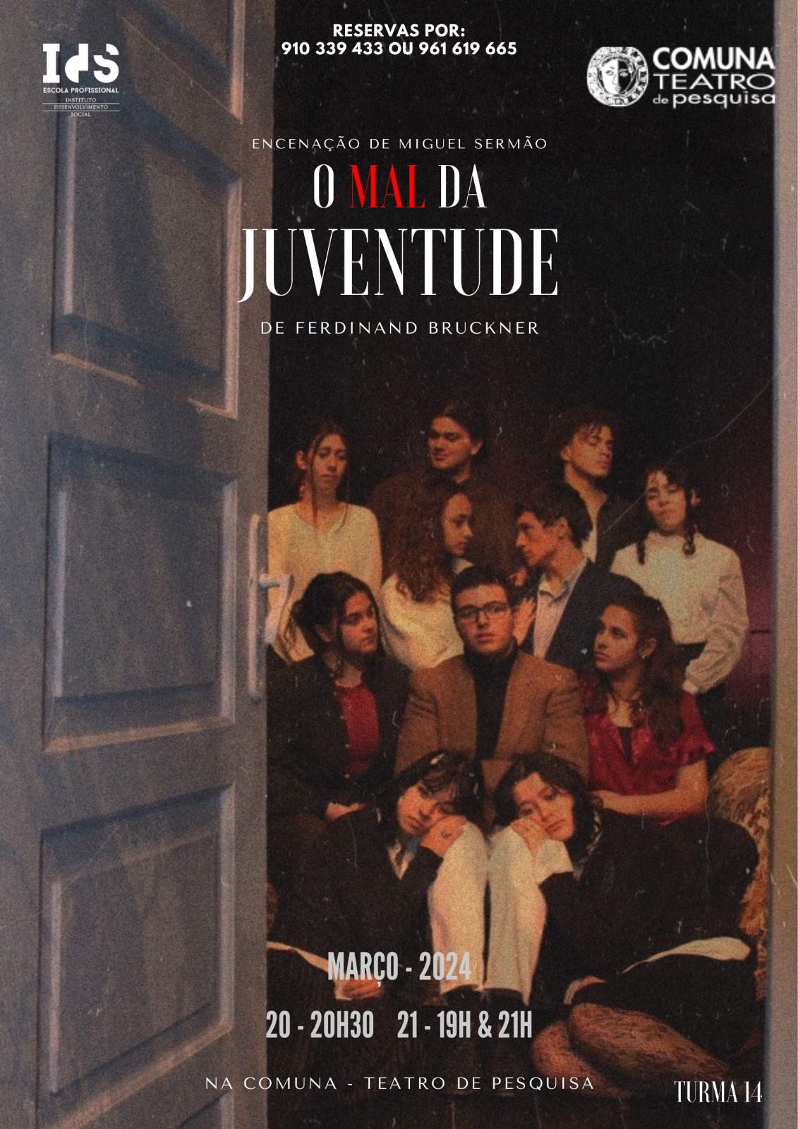 Cartaz- O Mal da Juventude (turma Miguel)